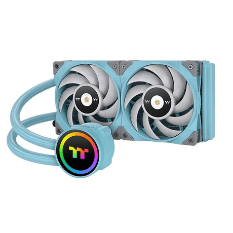 Thermaltake TOUGHLIQUID 240 ARGB All-in-one 12cm Liquid Cooler System Turquoise CL-W319-PL12TQ-A