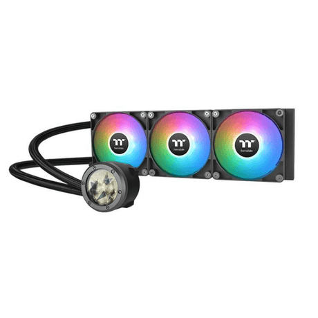 Thermaltake TH420 V2 ARGB AIO 140mm Liquid Cooler Black CL-W376-PL14SW-A