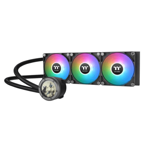 Thermaltake TH420 V2 ARGB AIO 140mm Liquid Cooler Black CL-W376-PL14SW-A