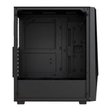 FSP CMT195B ATX Mid Tower Gaming Chassis - Black