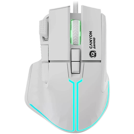 Canyon Fortnax GM-636 RGB Wired Mouse - White CND-SGM636W