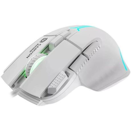 Canyon Fortnax GM-636 RGB Wired Mouse - White CND-SGM636W