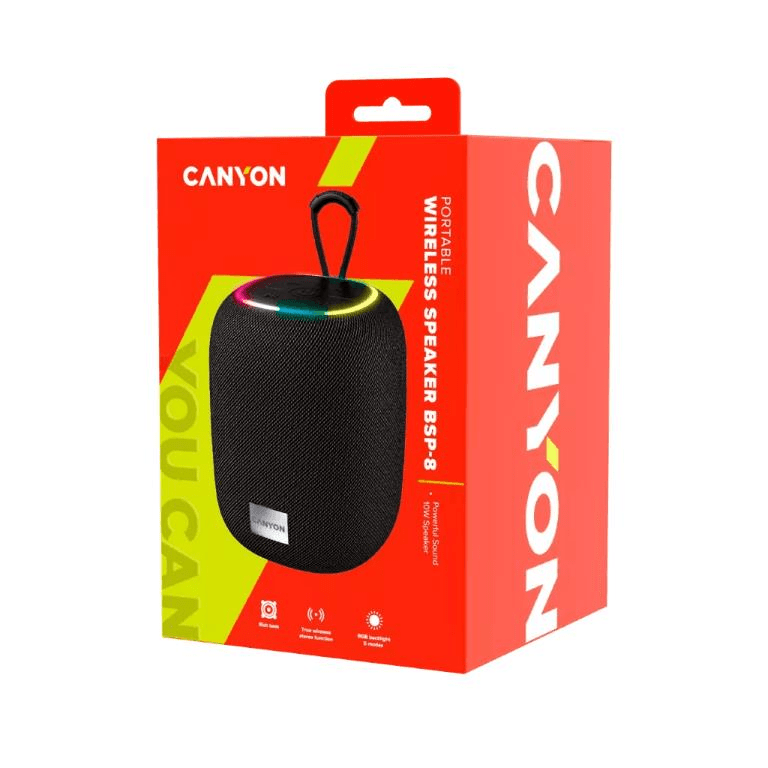 Canyon BSP-8 Bluetooth Speaker Black CNE-CBTSP8B