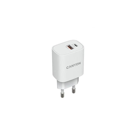 Canyon H-20-04 Universal Fast Charging Wall Adapter White CNE-CHA20W04