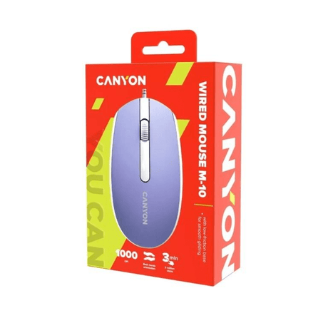 Canyon M-10 Wired Mouse Mountain Lavender CNE-CMS10ML