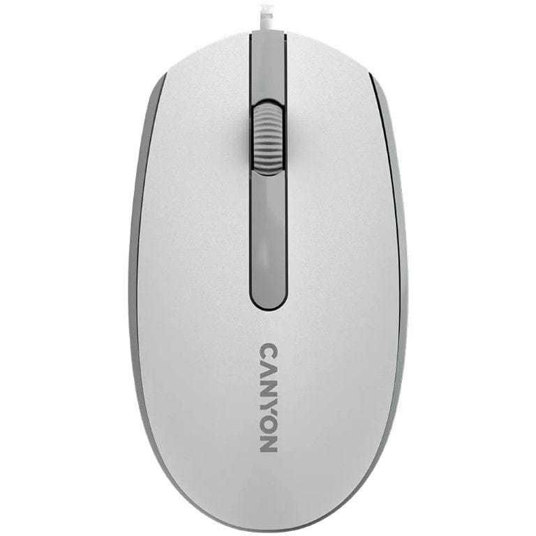 Canyon M-10 Wired Mouse White Grey CNE-CMS10WG