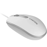 Canyon M-10 Wired Mouse White Grey CNE-CMS10WG