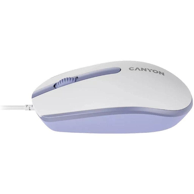 Canyon M-10 Wired Mouse White Lavender CNE-CMS10WL