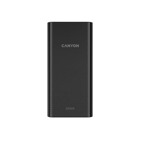 Canyon PB-2001 20000mAh Dual USB Power Bank Black CNE-CPB2001B