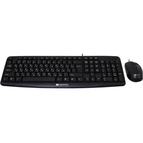 Canyon Classic SET-1 Wired Keyboard And Mouse Combo Set CNE-CSET1