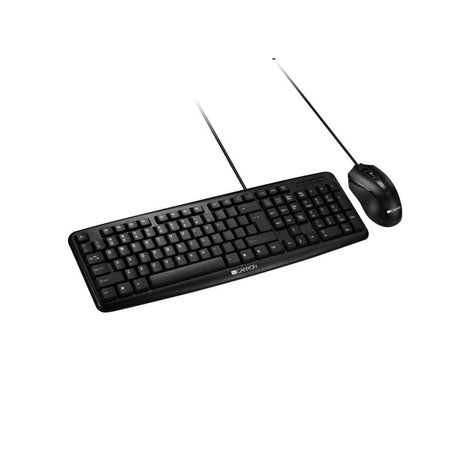 Canyon Classic SET-1 Wired Keyboard And Mouse Combo Set CNE-CSET1