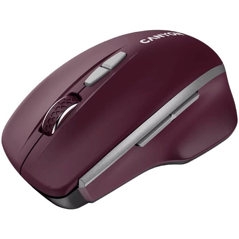 Canyon MW-21 Wireless Mouse Burgundy Red CNS-CMSW21BR