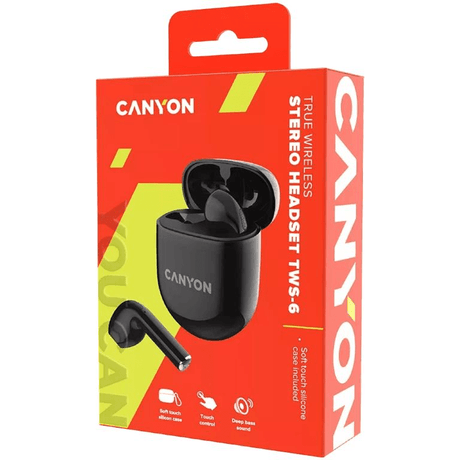 Canyon TWS-6 Bluetooth Headset Black CNS-TWS6B