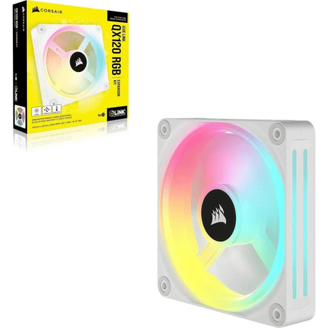 Corsair iCUE Link QX120 ARGB 120mm PC Case Fan White CO-9051005-WW