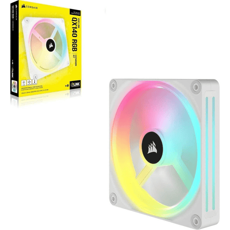 Corsair iCUE Link QX140 ARGB 140mm PC Case Fan White CO-9051007-WW