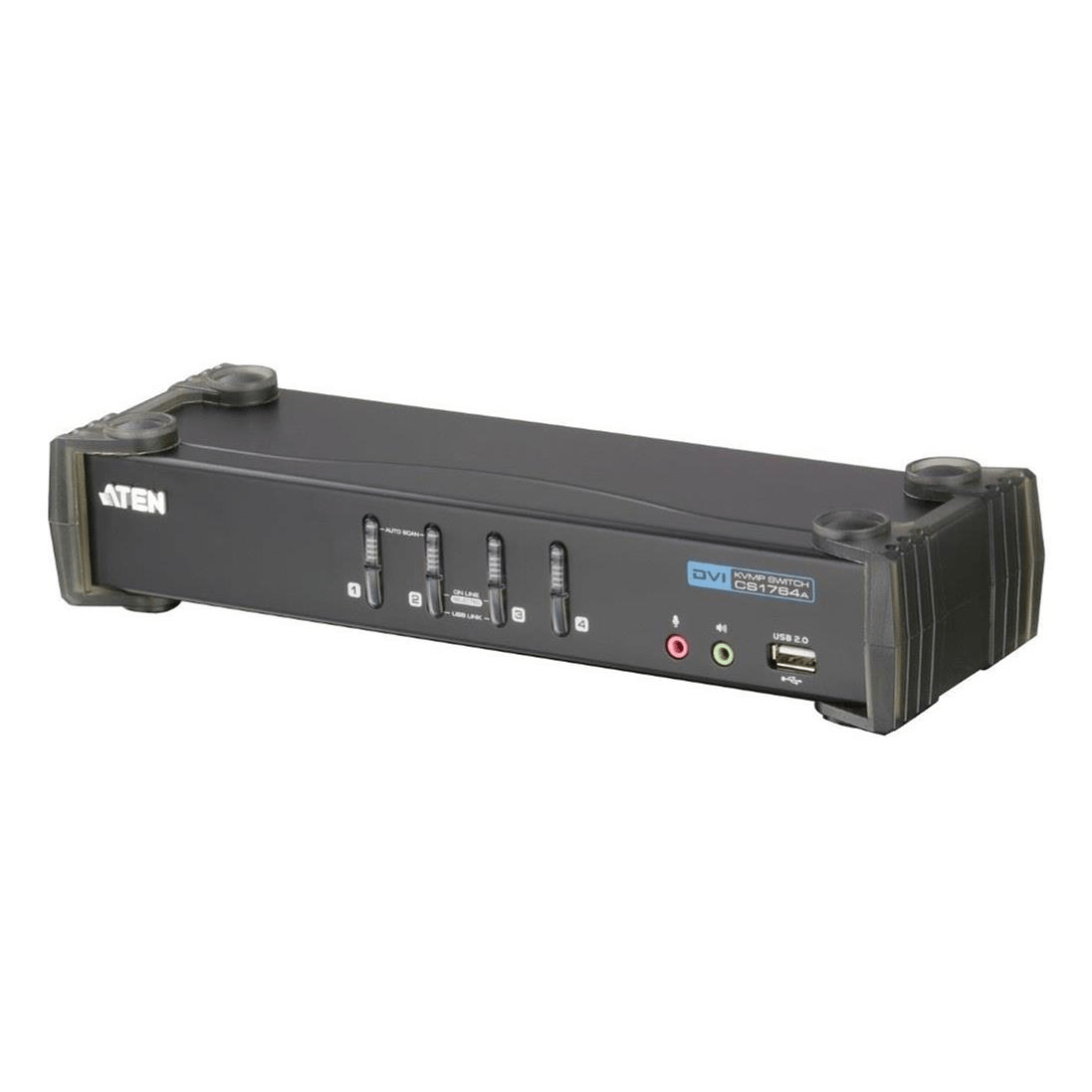 Aten 4-Port KVM Switch Black CS1764A