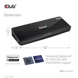 Club3D USB3.2 Gen1 4K Docking Station CSV-3103D