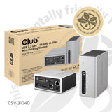 Club 3D USB 3.2 Gen 1 4K UHD at 30Hz Mini Docking Station Ultra Slim Design CSV-3104D