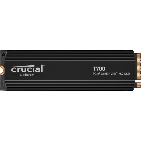 Crucial T700 1TB M.2 NVMe Gen5 NAND with Heatsink Internal SSD CT1000T700SSD5