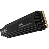 Crucial T700 1TB M.2 NVMe Gen5 NAND with Heatsink Internal SSD CT1000T700SSD5