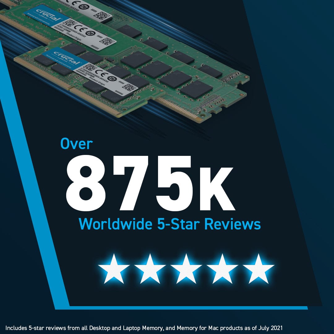 Crucial CT16G56C46S5 Memory Module 16GB 1 x 16GB DDR5 5600MHz ECC