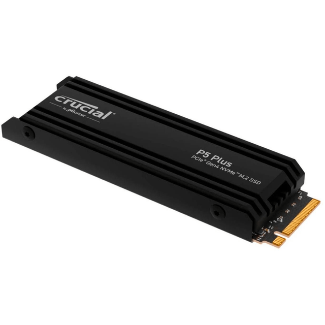 Crucial P5 Plus 2TB M.2 NVMe with Heatsink Internal SSD CT2000P5PSSD5