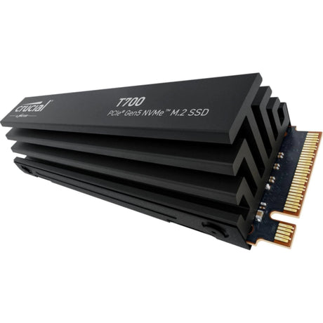 Crucial T700 2TB M.2 NVMe Gen5 NAND with Heatsink Internal SSD CT2000T700SSD5