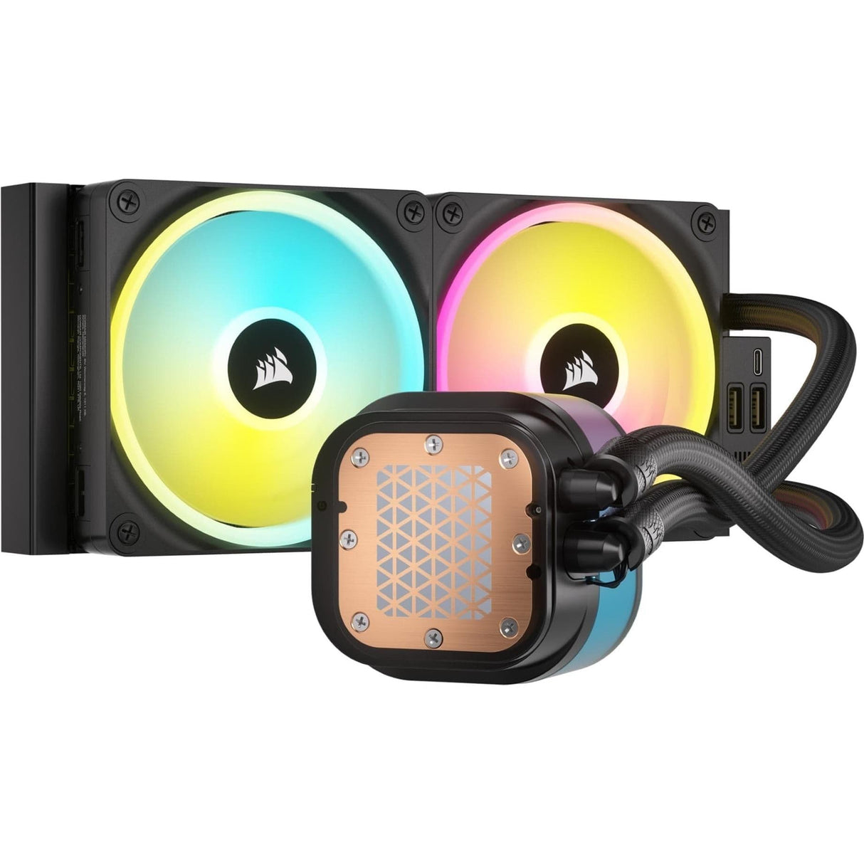 Corsair iCUE Link H100i RGB AIO 240mm Liquid CPU Cooler Black CW-9061001-WW