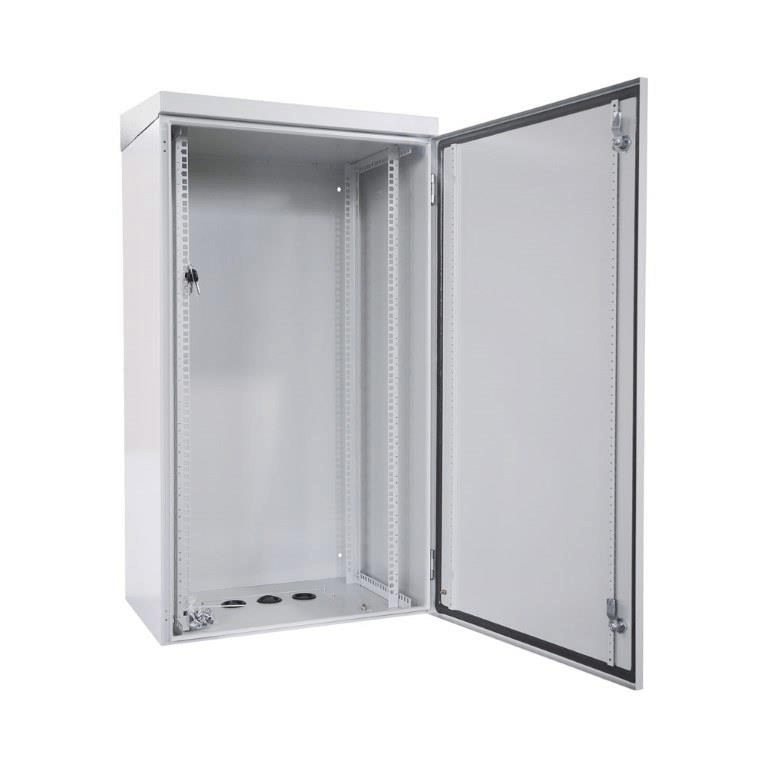 LinkQnet 12U 611x425mm IP65 Outdoor Wall Mount Cabinet Grey DA656412U/RAL7035SN