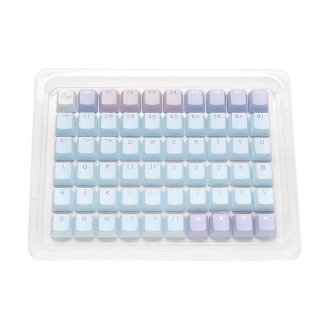 Ducky PBT Double-Shot OEM Profile 132-piece Keycap Set - Macaron DCA132-USMACOEPD1