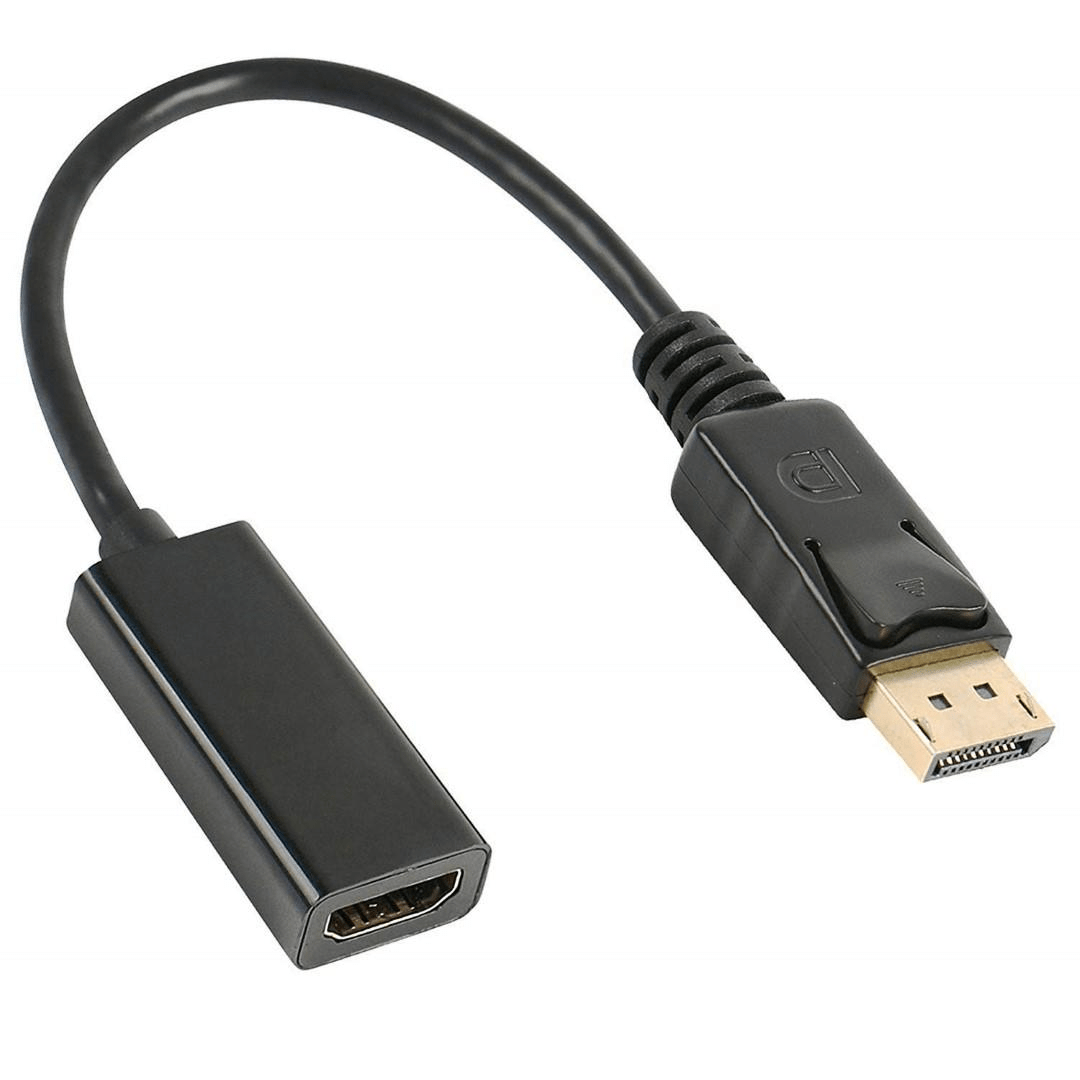 Mecer 15cm DisplayPort Male to HDMI Female Cable DPHA-15CM – FirstShop