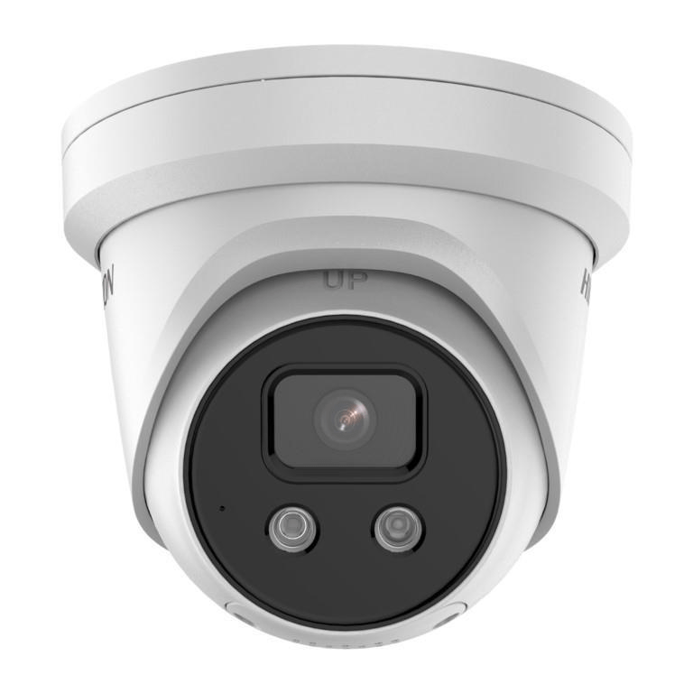 Hikvision 4MP 2.8mm AcuSense Strobe Light and Audible Warning Fixed Turret Network Camera DS-2CD2346G2-ISU/SL(2.8mm)