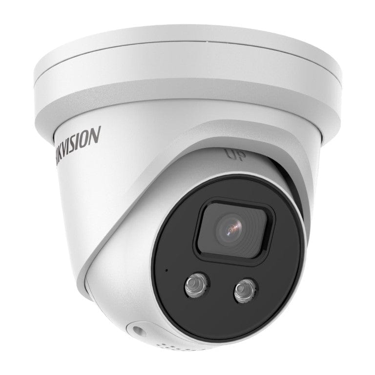 Hikvision 4MP 2.8mm AcuSense Strobe Light and Audible Warning Fixed Turret Network Camera DS-2CD2346G2-ISU/SL(2.8mm)