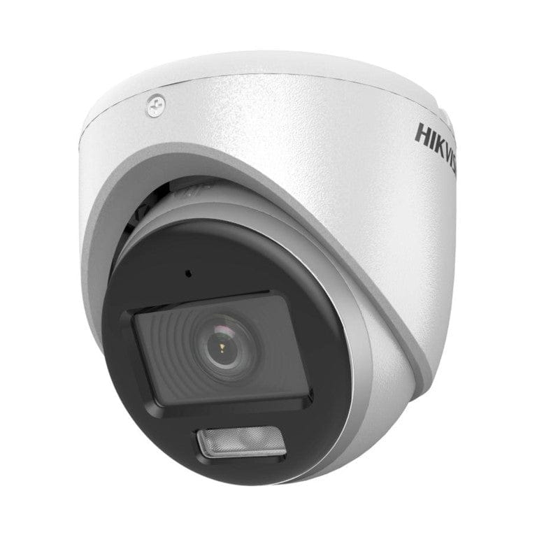 Hikvision 2MP 2.8mm Smart Hybrid-light with ColorVu Fixed Turret Camera DS-2CE70DF0T-LMFS(2.8mm)