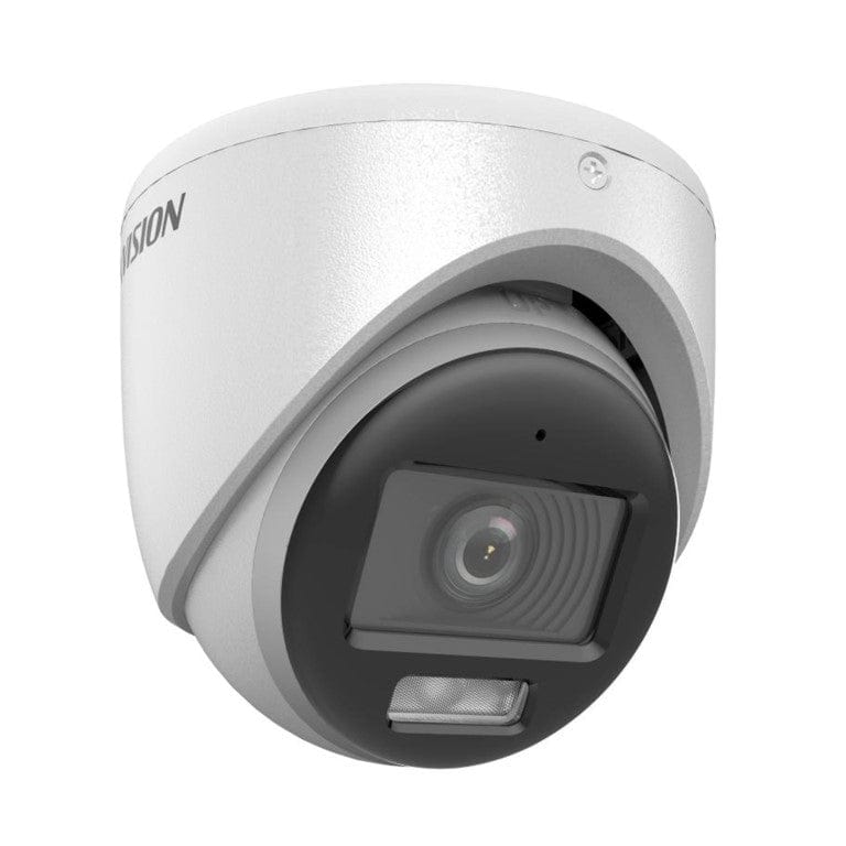 Hikvision 2MP 2.8mm Smart Hybrid-light with ColorVu Fixed Turret Camera DS-2CE70DF0T-LMFS(2.8mm)