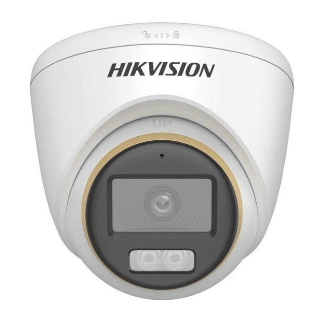 Hikvision 2MP 2.8mm ColorVu Dual-light Fixed Turret Camera DS-2CE72DF3T-LFS(2.8mm)