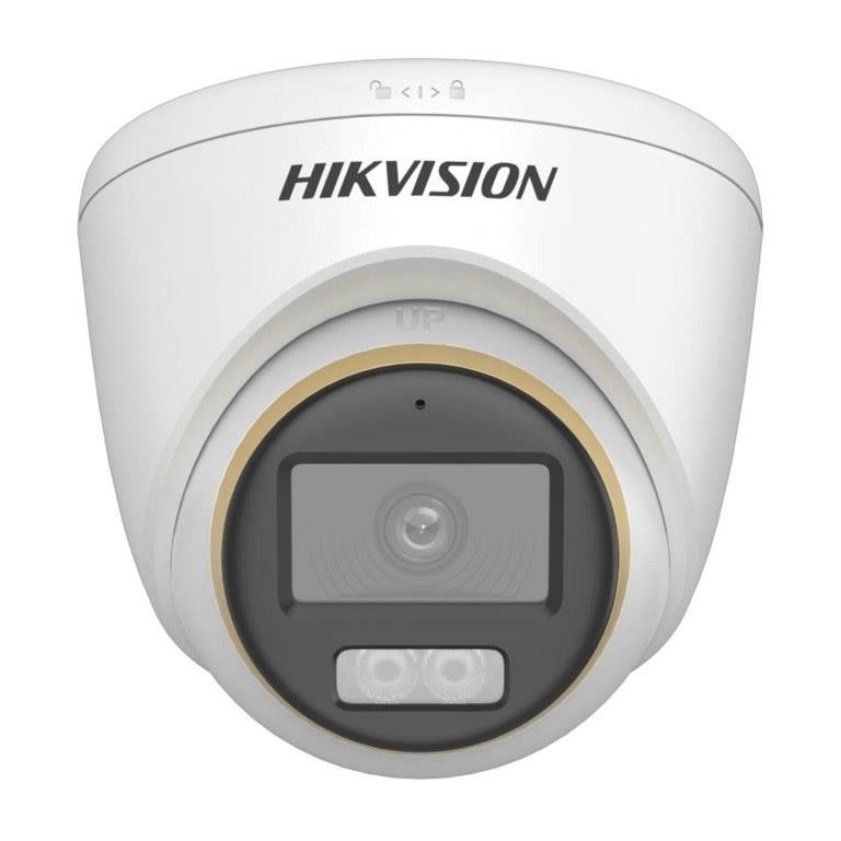 Hikvision 2MP 3.6mm ColorVu Dual-light Fixed Turret Camera DS-2CE72DF3T-LFS(3.6mm)