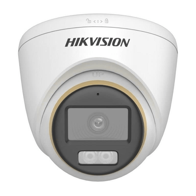 Hikvision 2MP 3.6mm ColorVu Dual-light Fixed Turret Camera DS-2CE72DF3T-LFS(3.6mm)