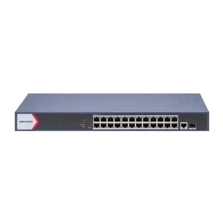 Hikvision 24-port GbE PoE Smart Managed Network Switch with 1x GbE and 1x SFP Ports DS-3E1526P-EI