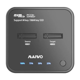 Maiwo K3016P 2-bay M.2 NVMe Clone Docking Station DS-NVME-USB3-K3016P