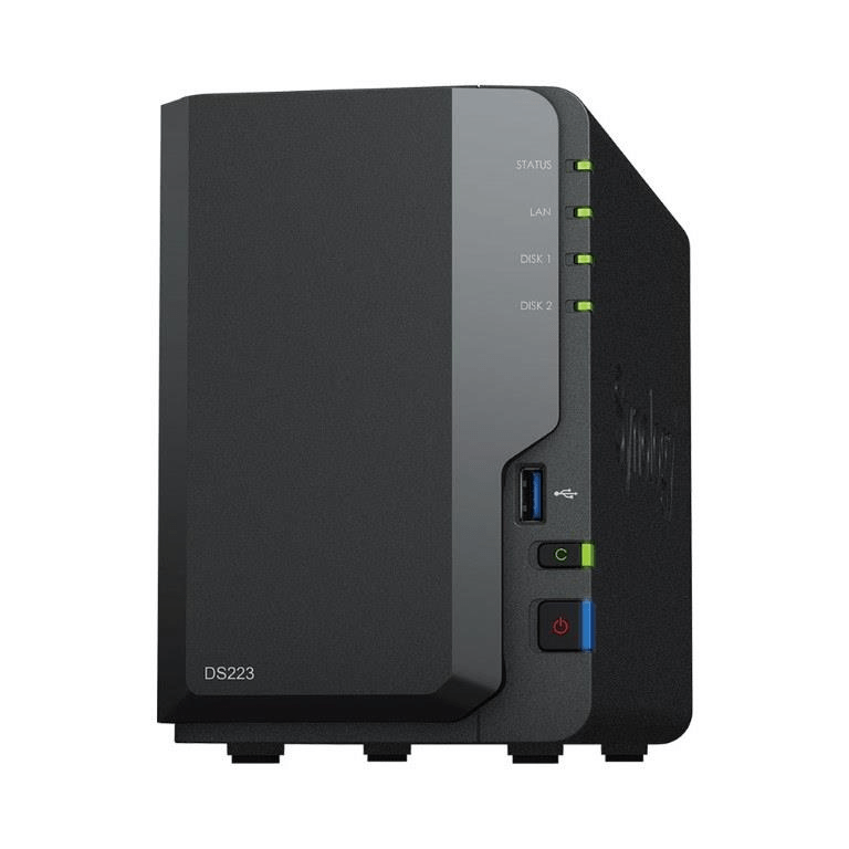 Synology DiskStation DS223 Realtek RTD1619B 2-bay Tower NAS