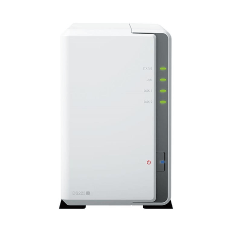 Synology DiskStation DS223J 2-bay Diskless Tower NAS