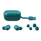 JLab GO Air Pop True Wireless Earbuds Teal EBGAIRPOPRTEL124