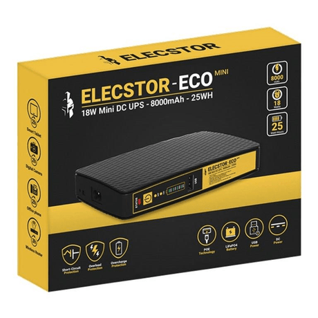 Elecstor Eco 18W  8000mAh Mini UPS ELE-ECO1825