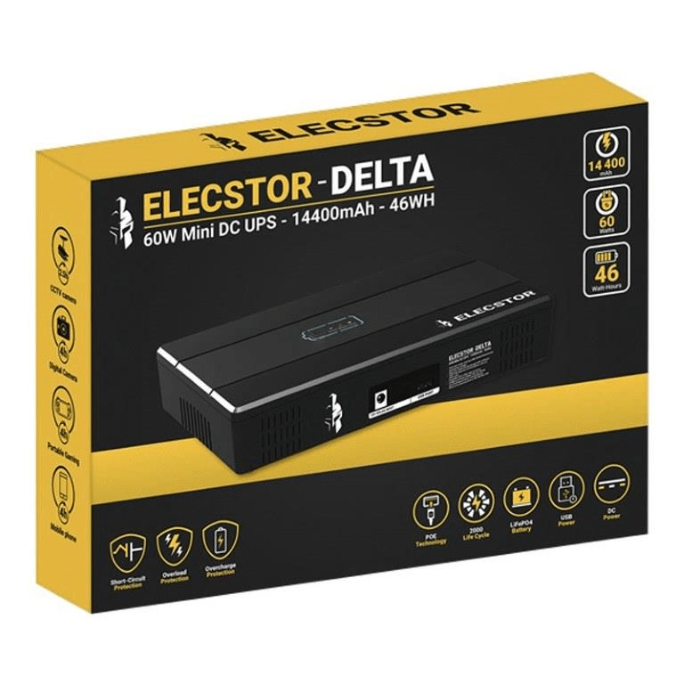 Elecstor Delta 60W 14400mAh Mini UPS ELE-ECOPLUS860L