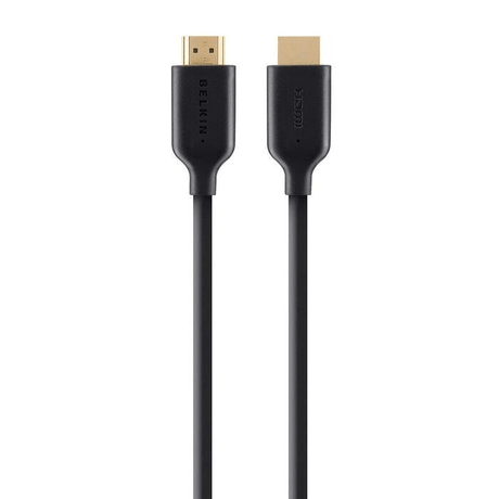 Belkin 1m Gold Plated High Speed HDMI Cable with Ethernet 4K - Black F3Y021BT1M