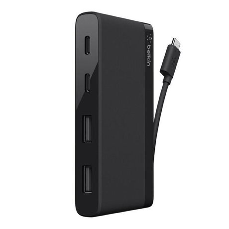 Belkin USB Type-C 4-port Mini Hub Black F4U090BTBLK