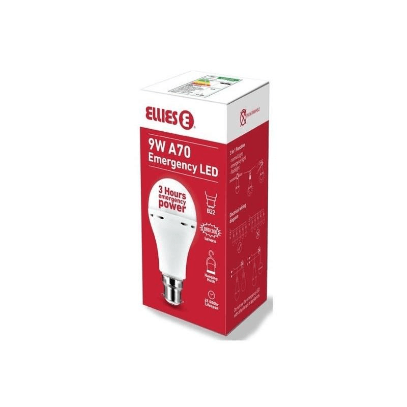 Ellies B22 9W A60 Rechargeable Bulb FLEM9WB22W