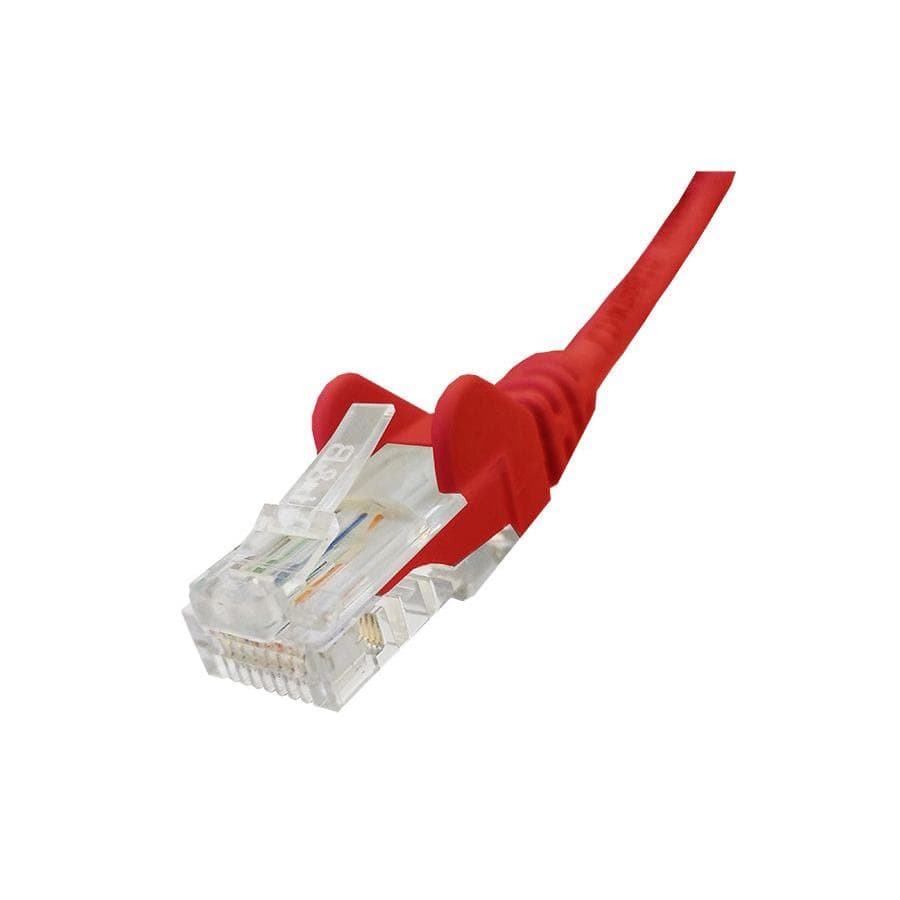 Linkbasic 2m Flylead Cat5e UTP Red FLY-2R