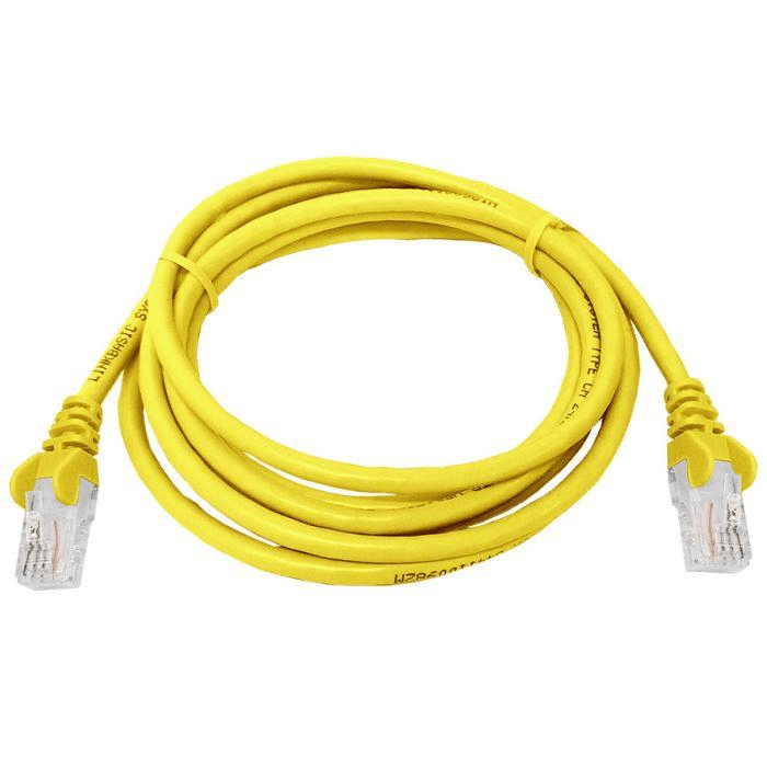 Linkbasic 2m Flylead Cat5e UTP Yellow FLY-2Y